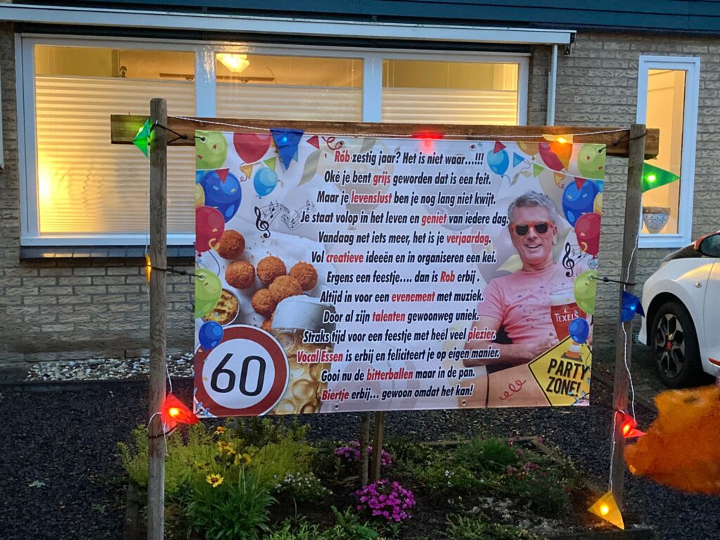 Persoonlijk spandoek laten maken